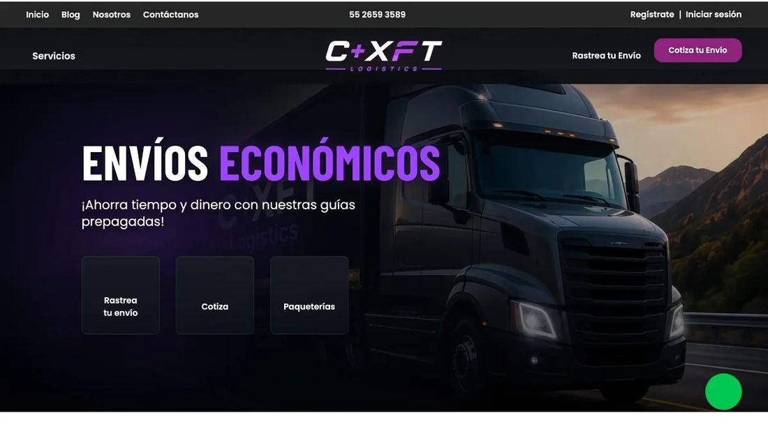 Sitio web C+XFT Logistics